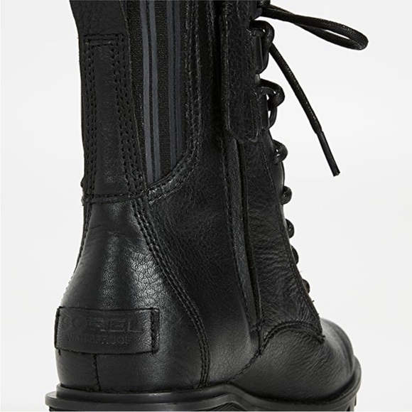 SOREL Phoenix Lace-Up Waterproof Combat Boots size - Picture 4 of 16